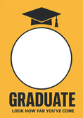 Load image into Gallery viewer, Graduation - Personalised Card — with punch holes
