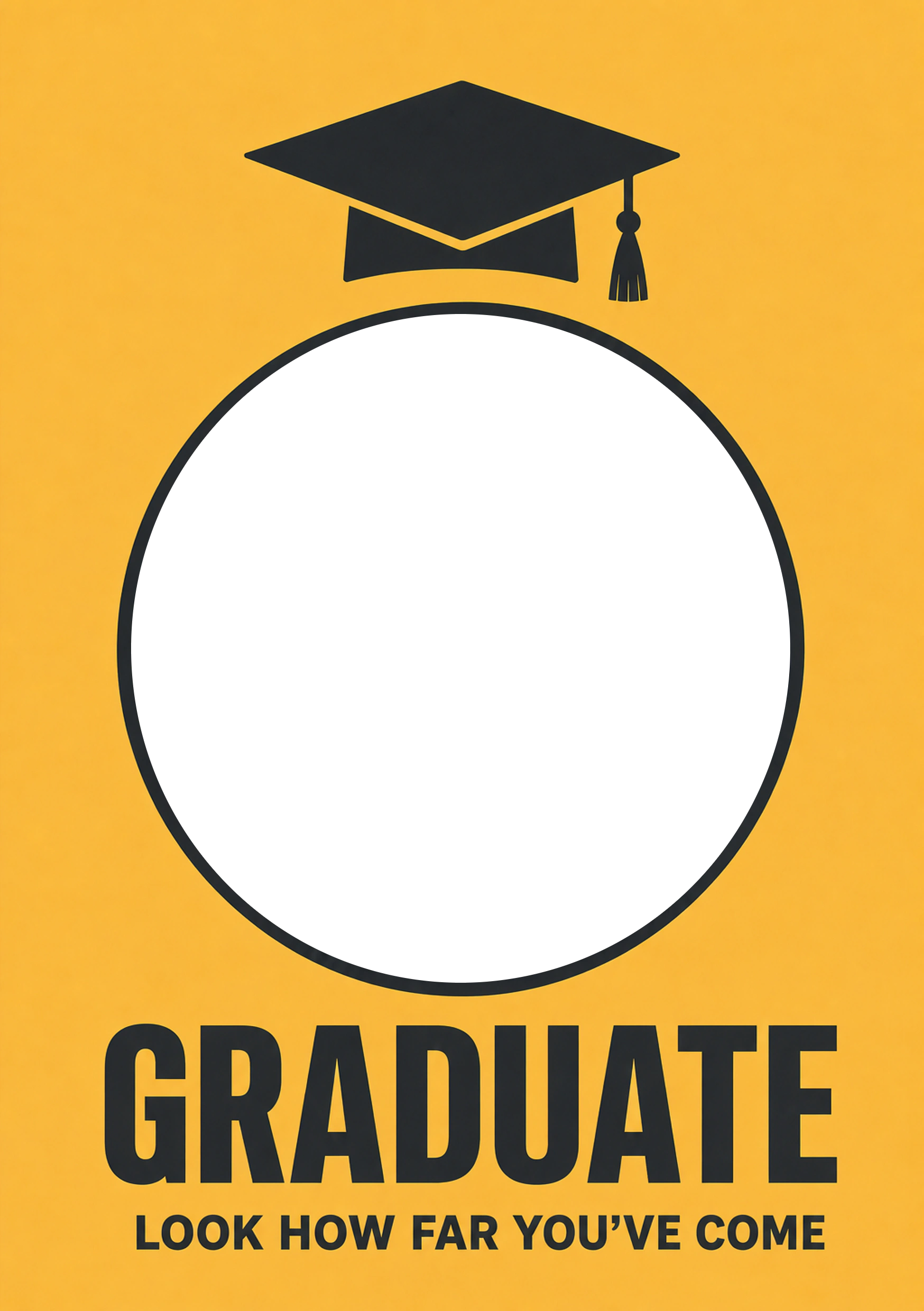 Graduation - Personalised Card — with punch holes