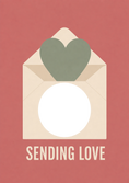 Load image into Gallery viewer, Thinking Of You - Personalised Card — with punch holes
