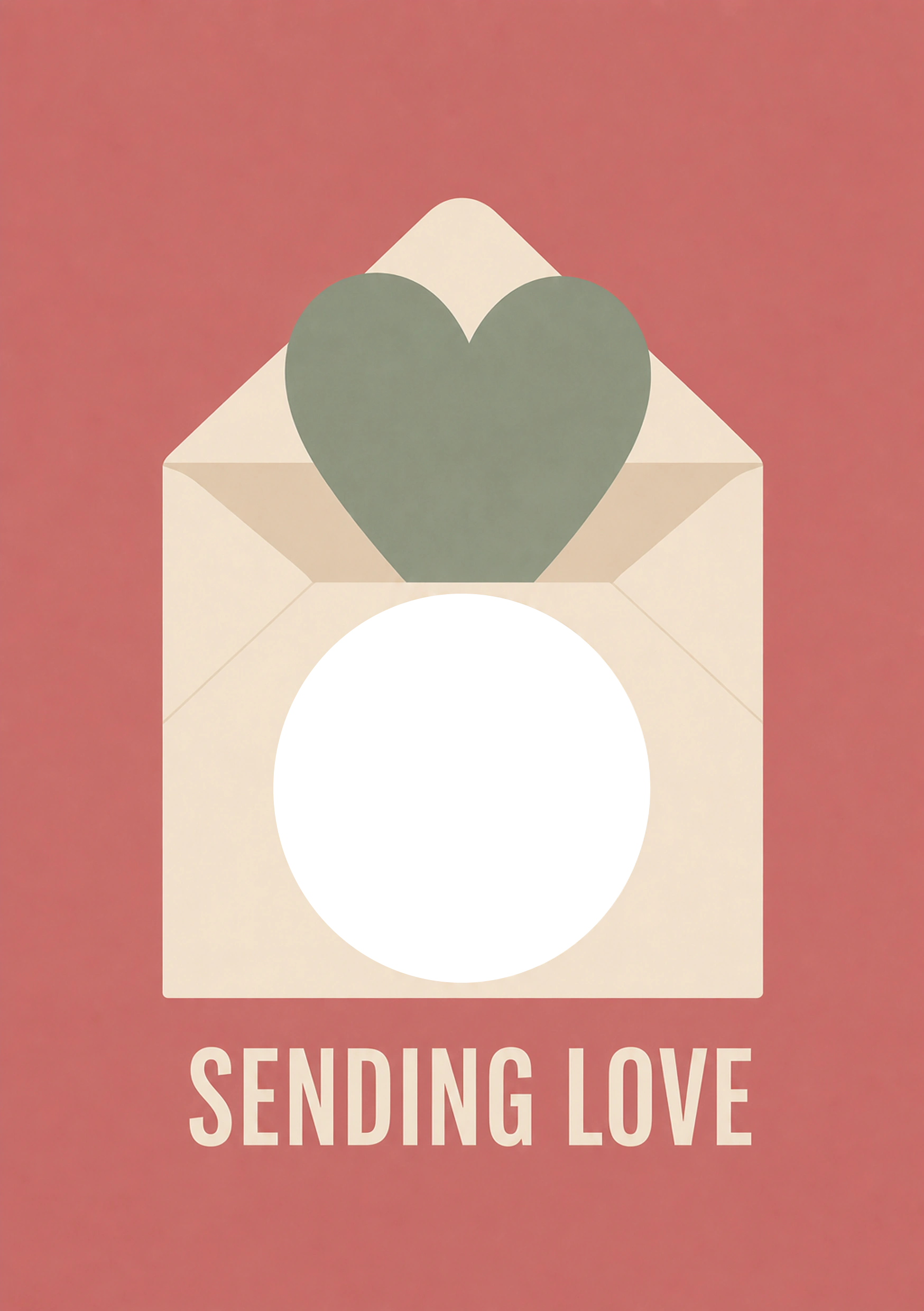 Thinking Of You - Personalised Card — with punch holes