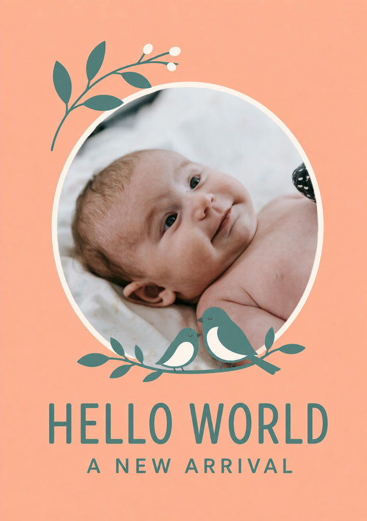 New Baby - Personalised Card