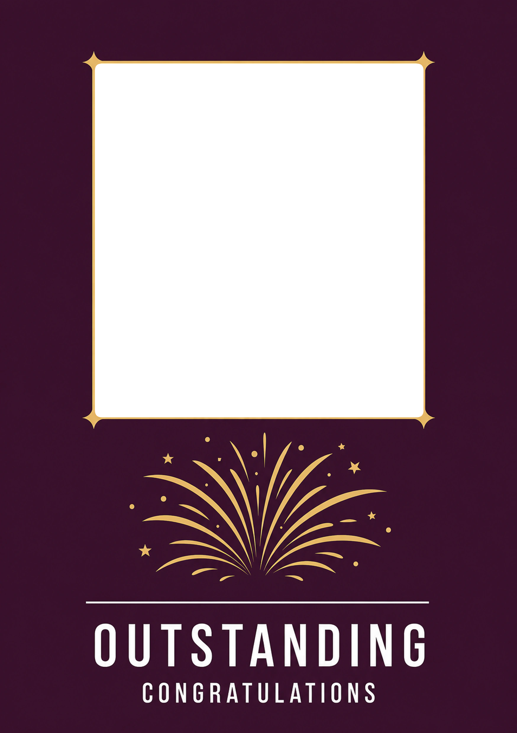 Congratulations - Personalised Card — with punch holes