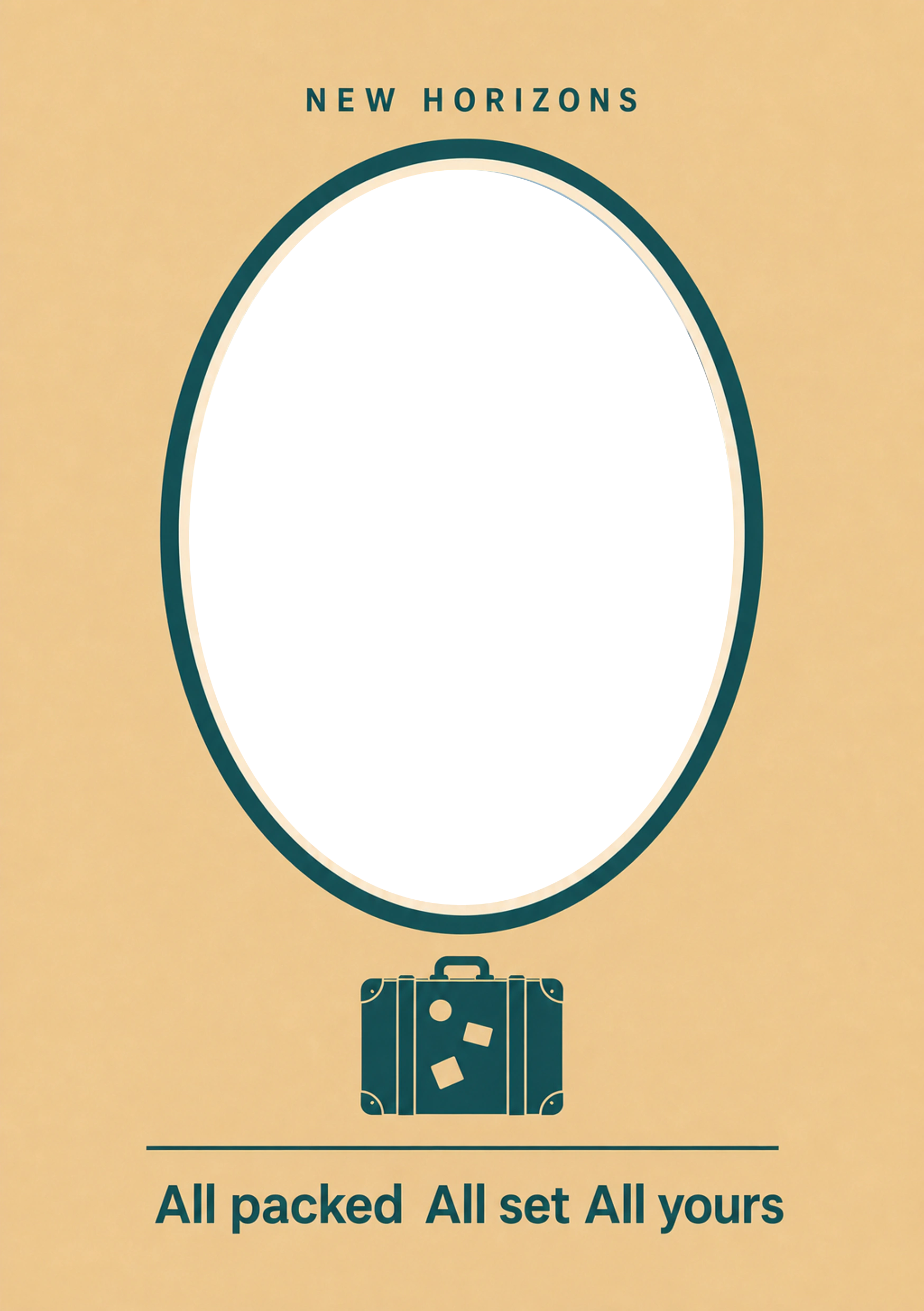 Leaving - Personalised Card — with punch holes