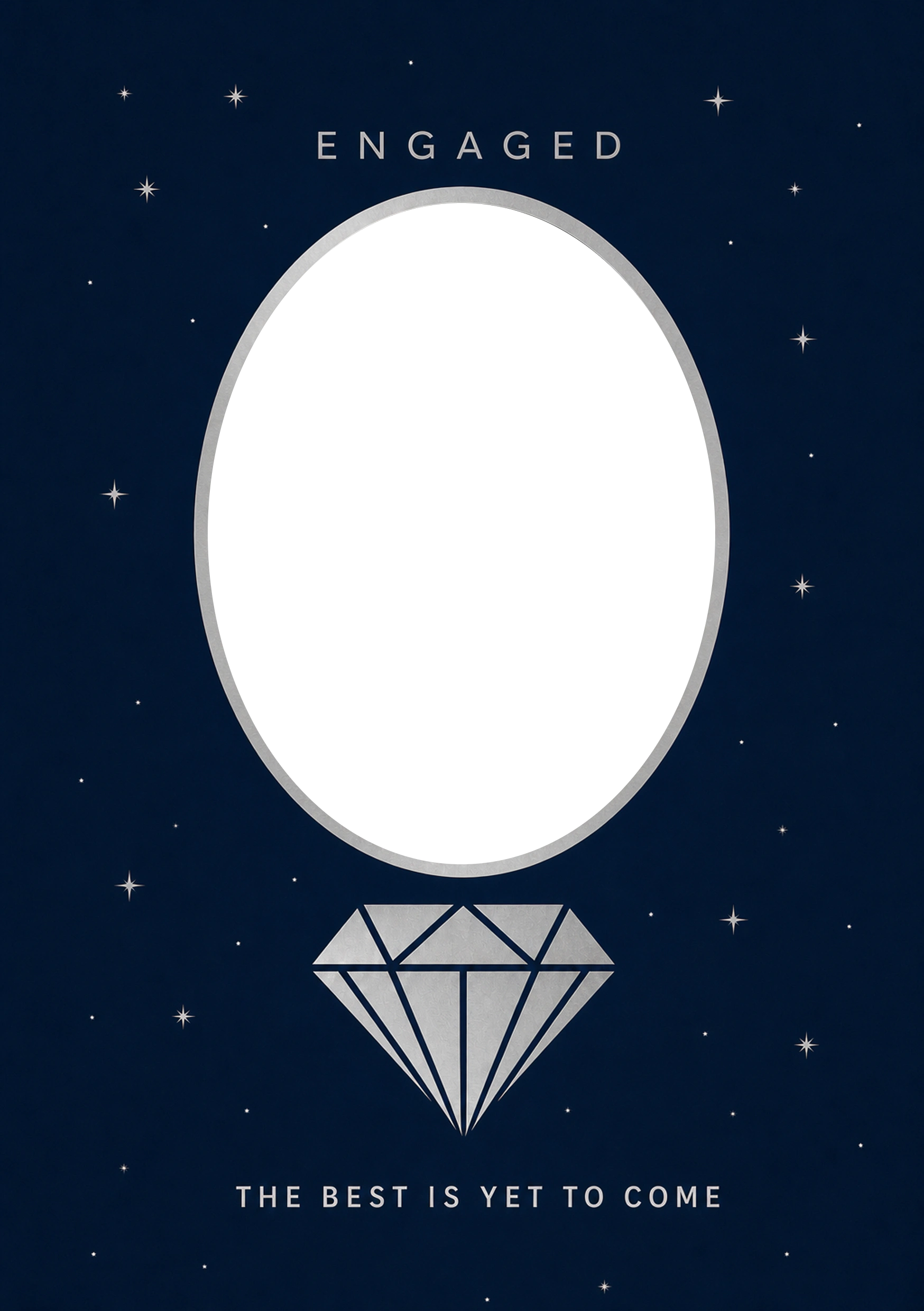 Engagement - Personalised Card — with punch holes