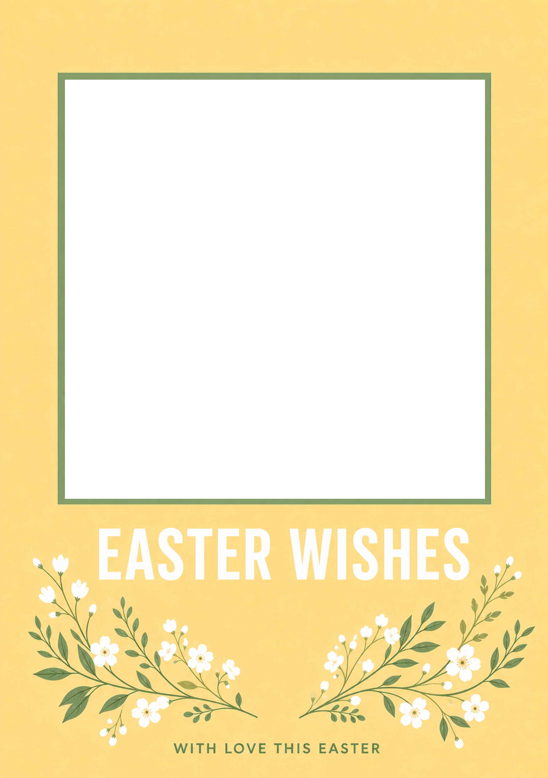 Easter - Personalised Card — with punch holes