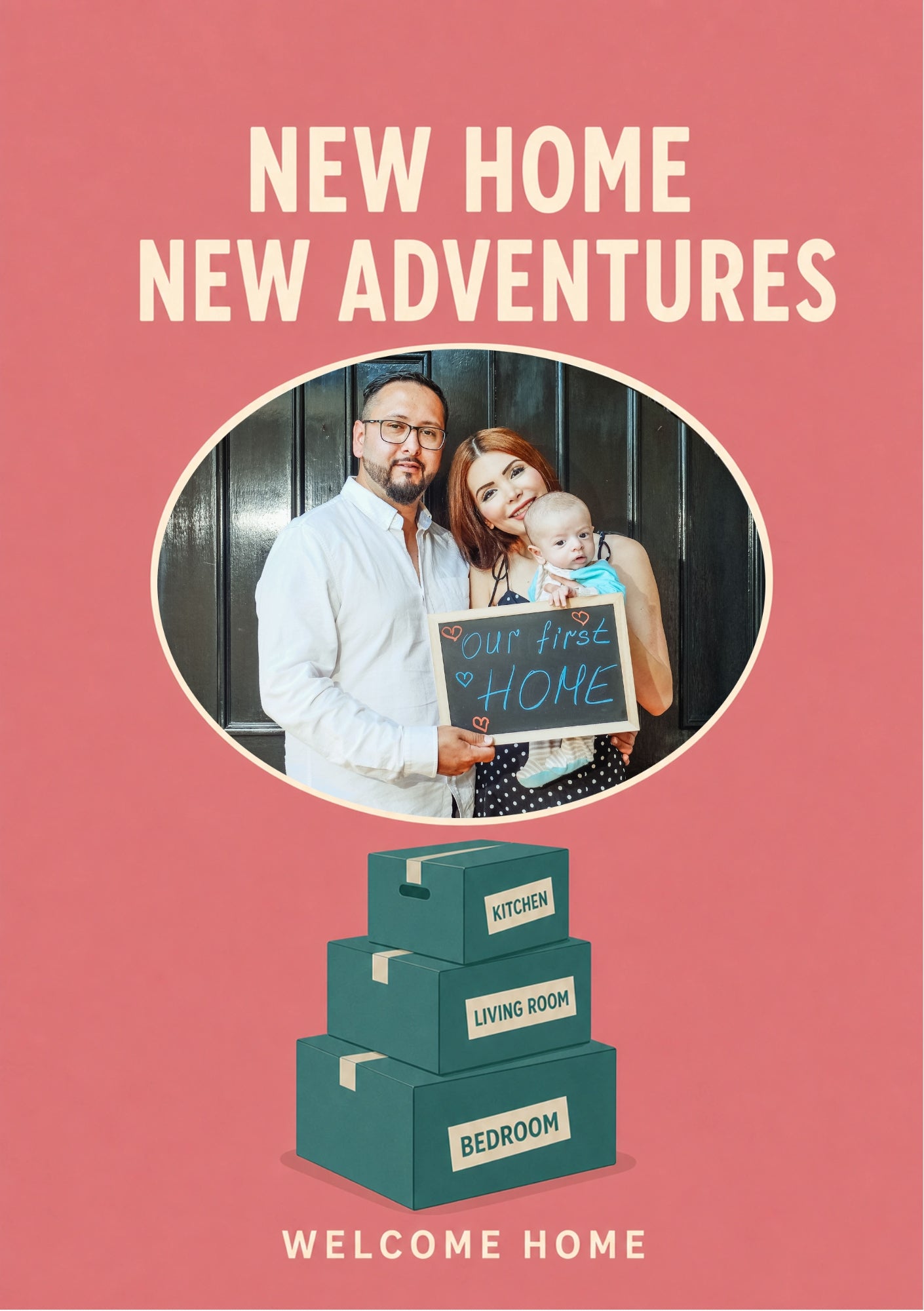 New Home - Personalised Card