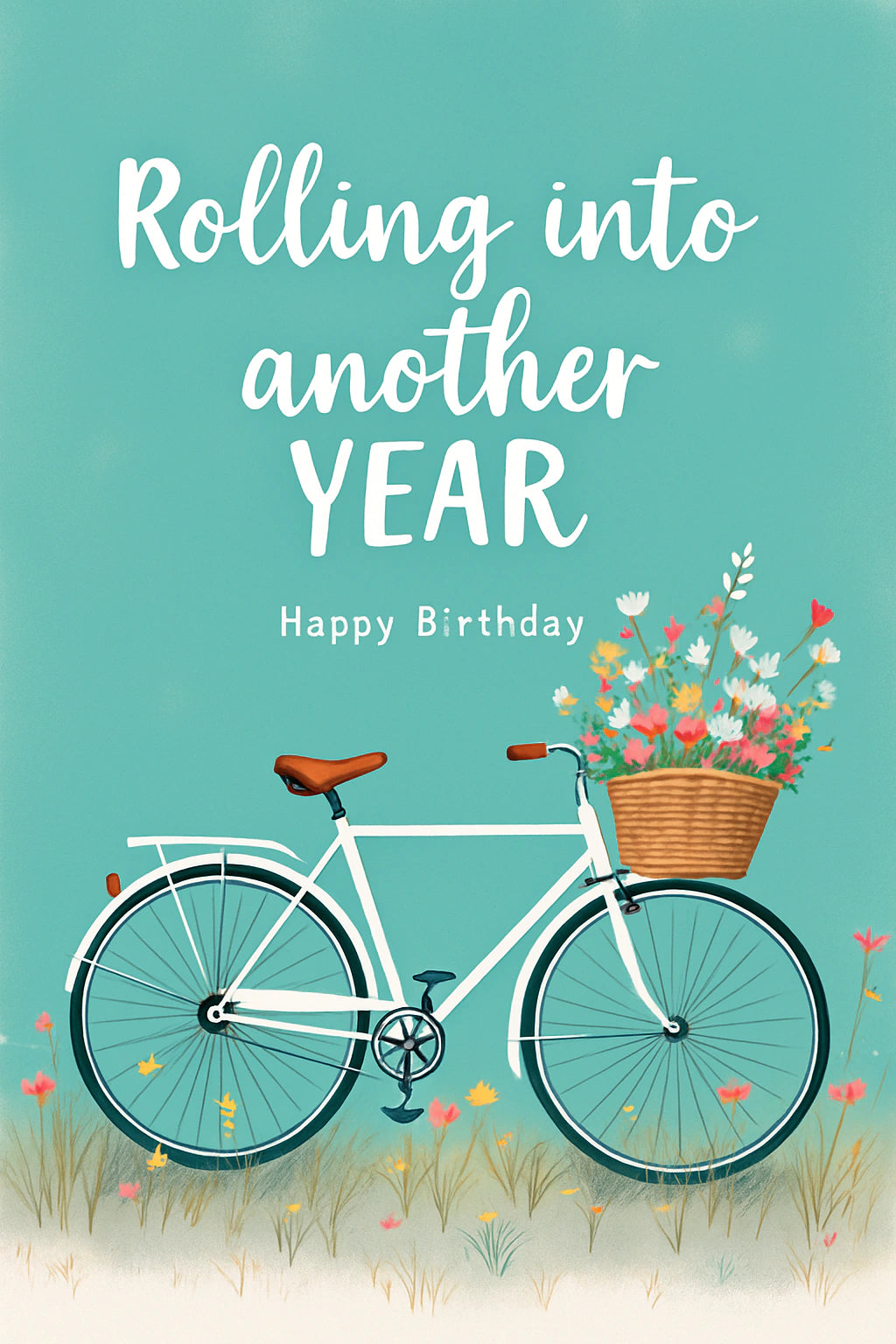 Birthday - Personalised Card — with punch holes