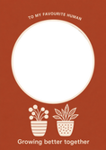 Load image into Gallery viewer, Friendship - Personalised Card — with punch holes
