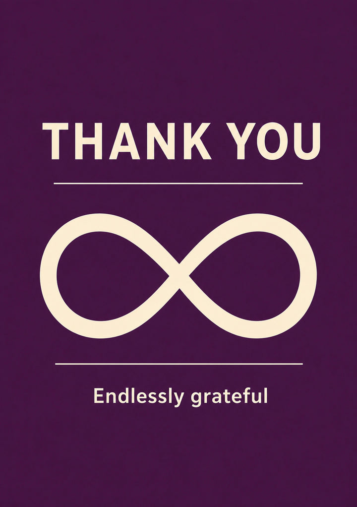 Thank You - Personalised Card