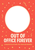 Load image into Gallery viewer, Retirement - Personalised Card — with punch holes
