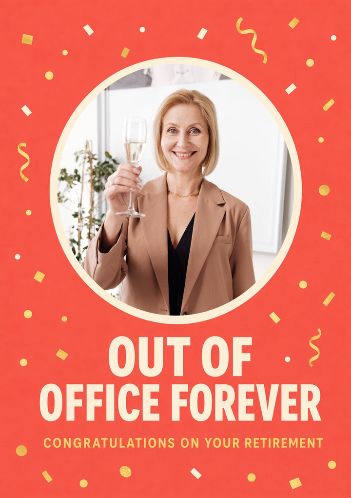 Retirement - Personalised Card