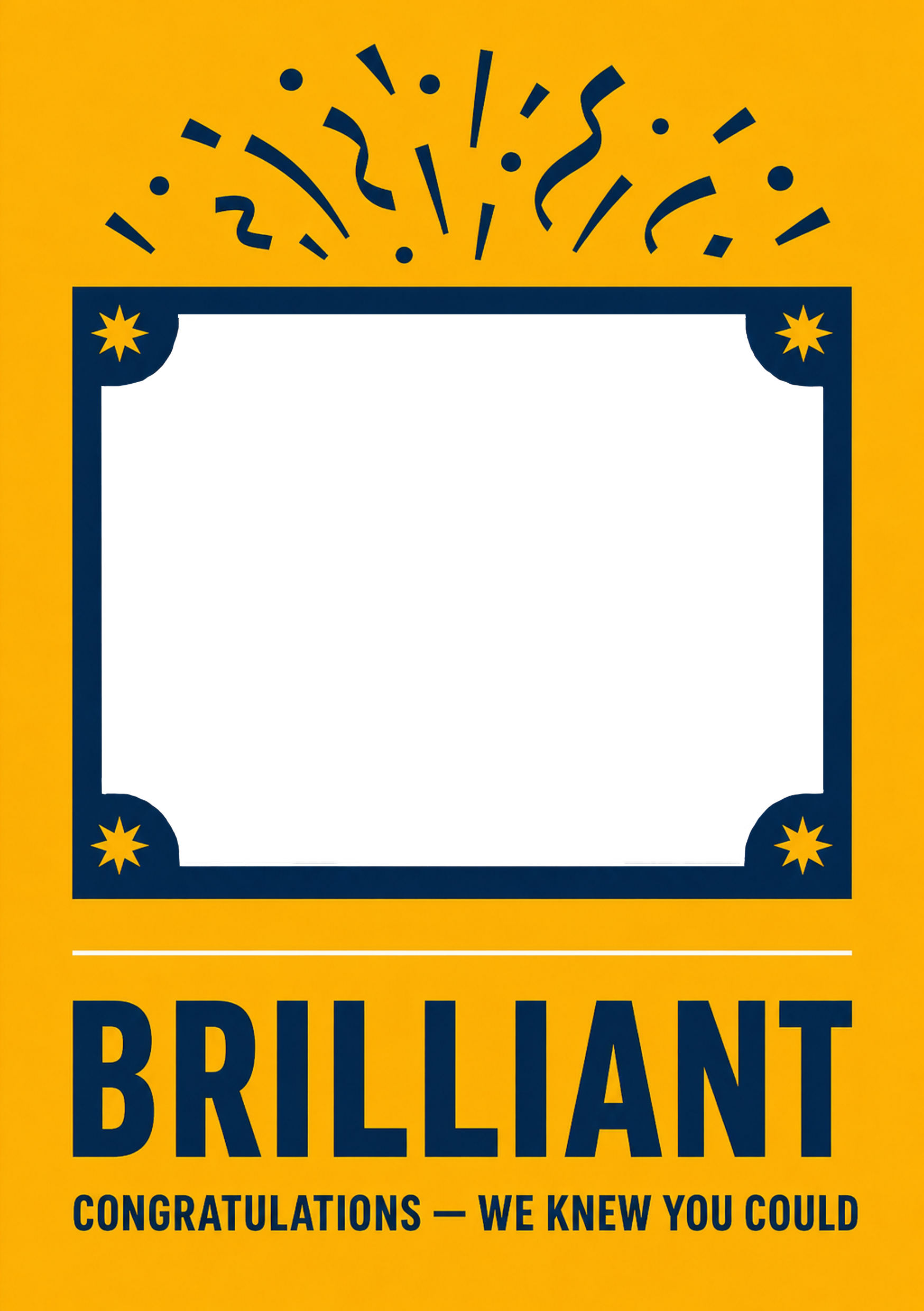 Congratulations - Personalised Card