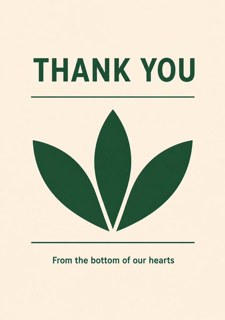 Thank You - Personalised Card