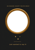 Load image into Gallery viewer, Just Because - Personalised Card — with punch holes
