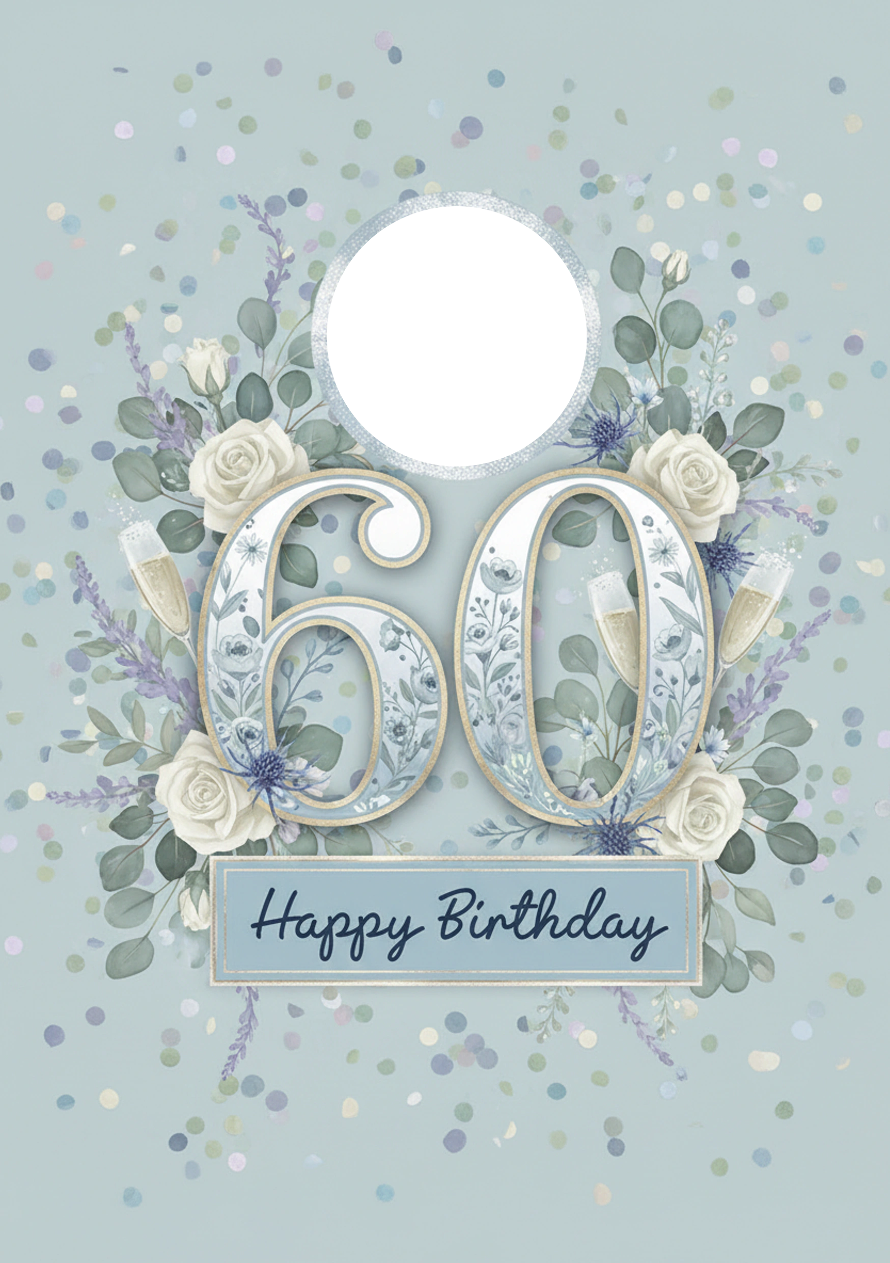 Celebrate This Year - Custom Card — blank frame