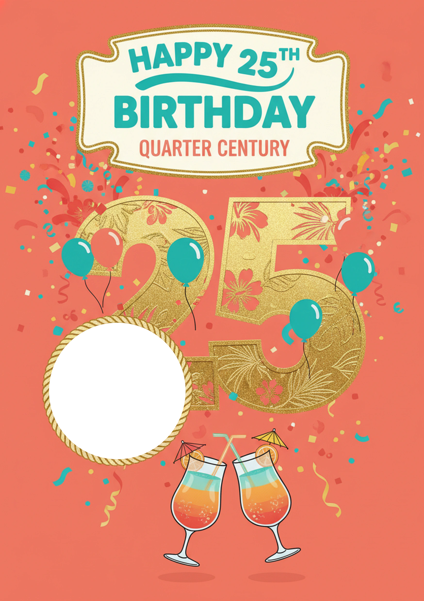 Another Year Radiant - Custom Card — blank frame