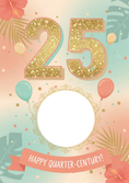 Load image into Gallery viewer, A Year Of Joy - Custom Card — blank frame
