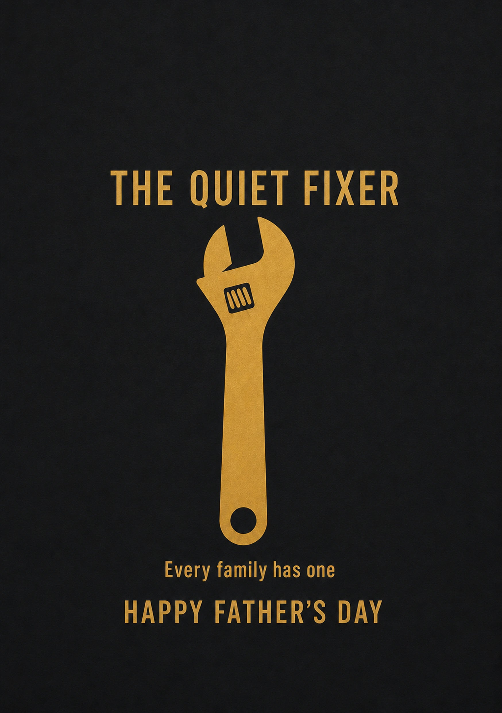 Fathers Day - Personalised Card — with punch holes