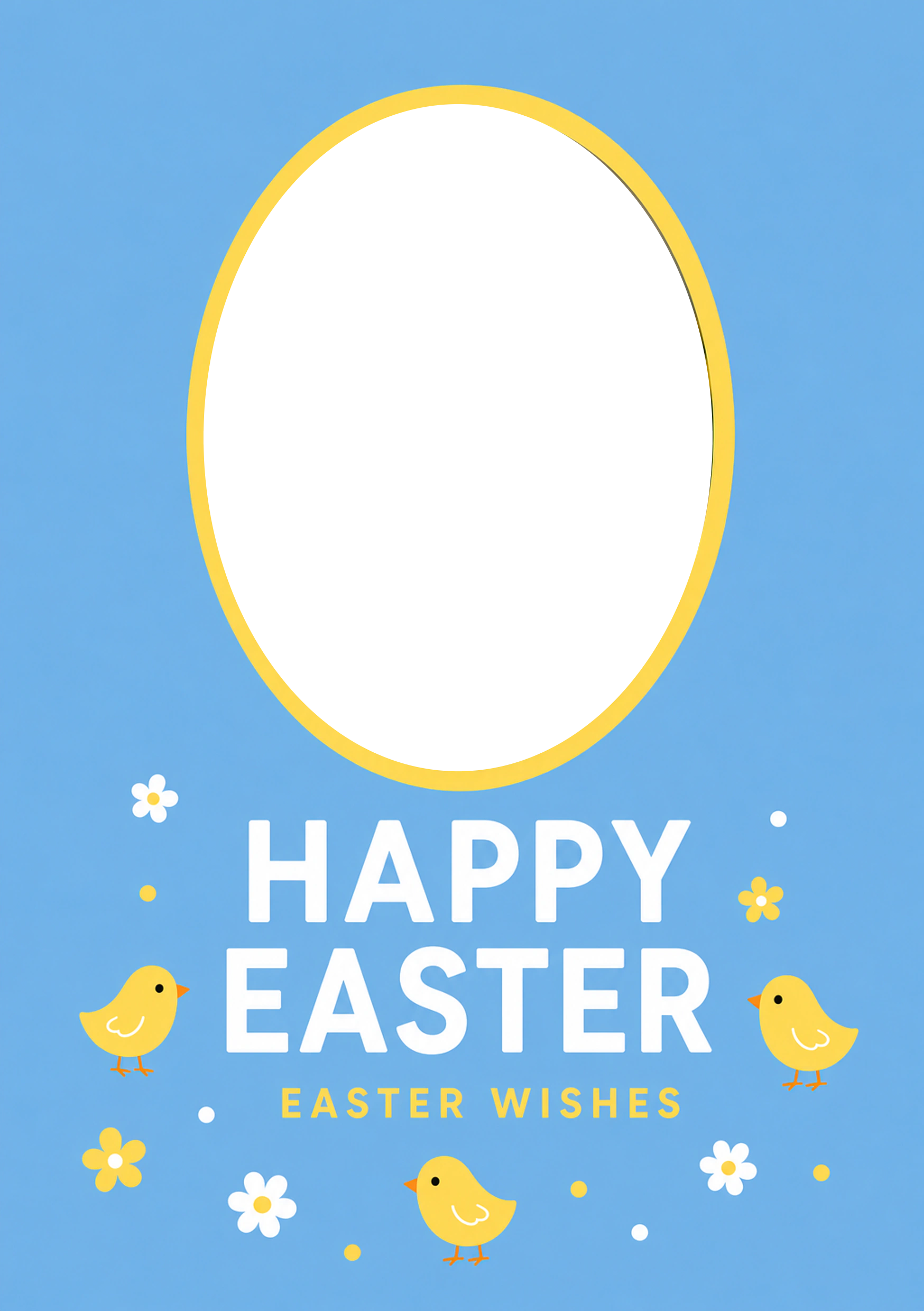 Easter - Personalised Card — with punch holes