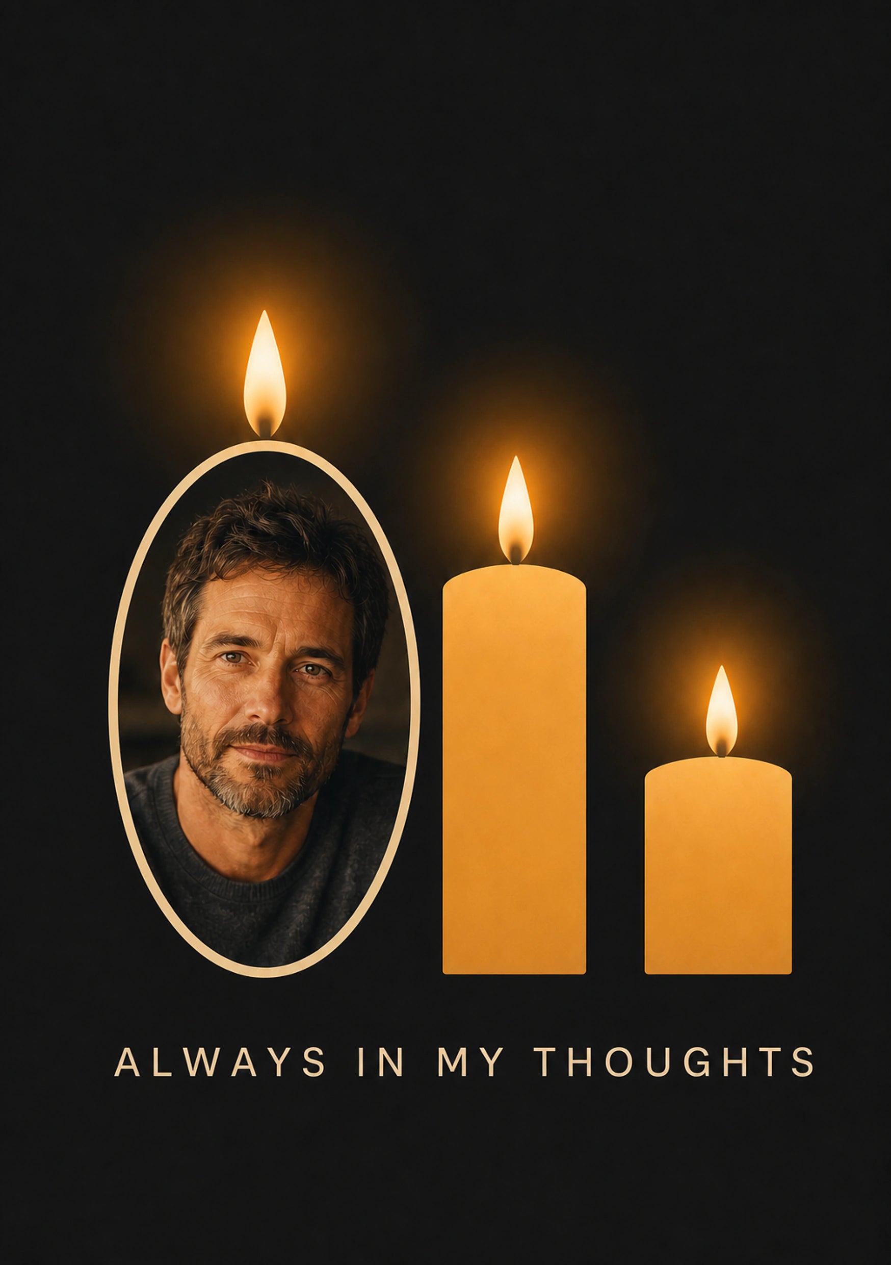 Thinking Of You - Personalised Card