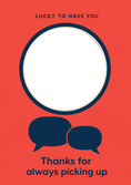 Load image into Gallery viewer, Friendship - Personalised Card — with punch holes
