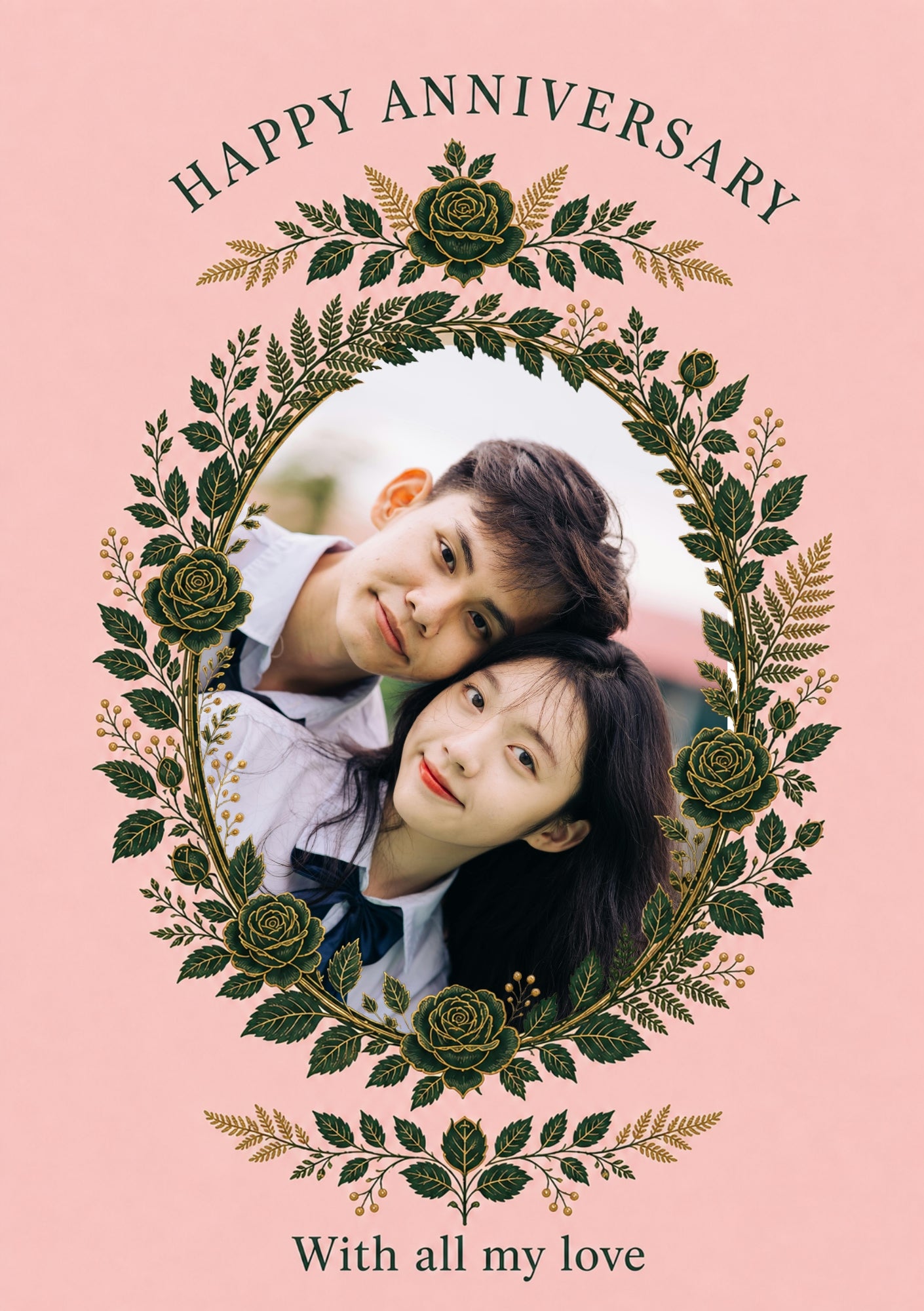 Anniversary - Personalised Card