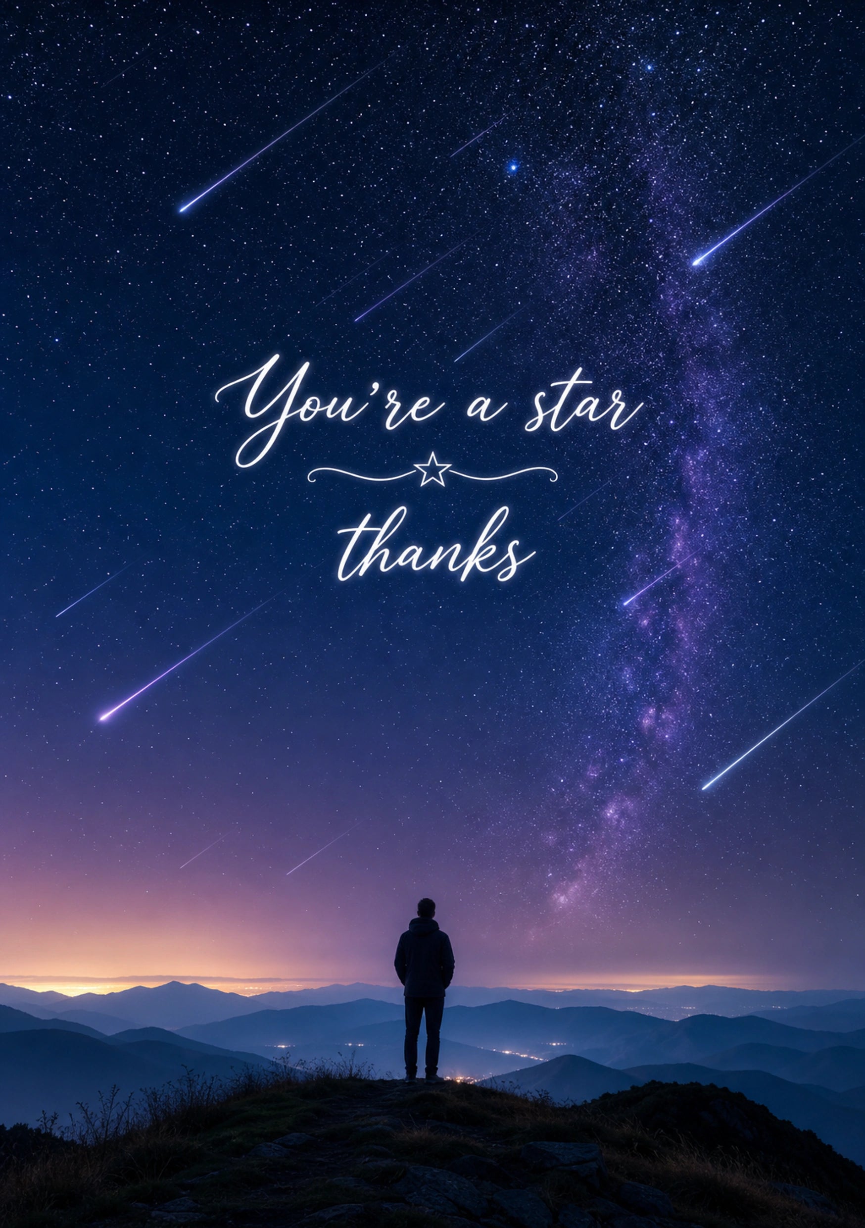 Thank You Personalised Card