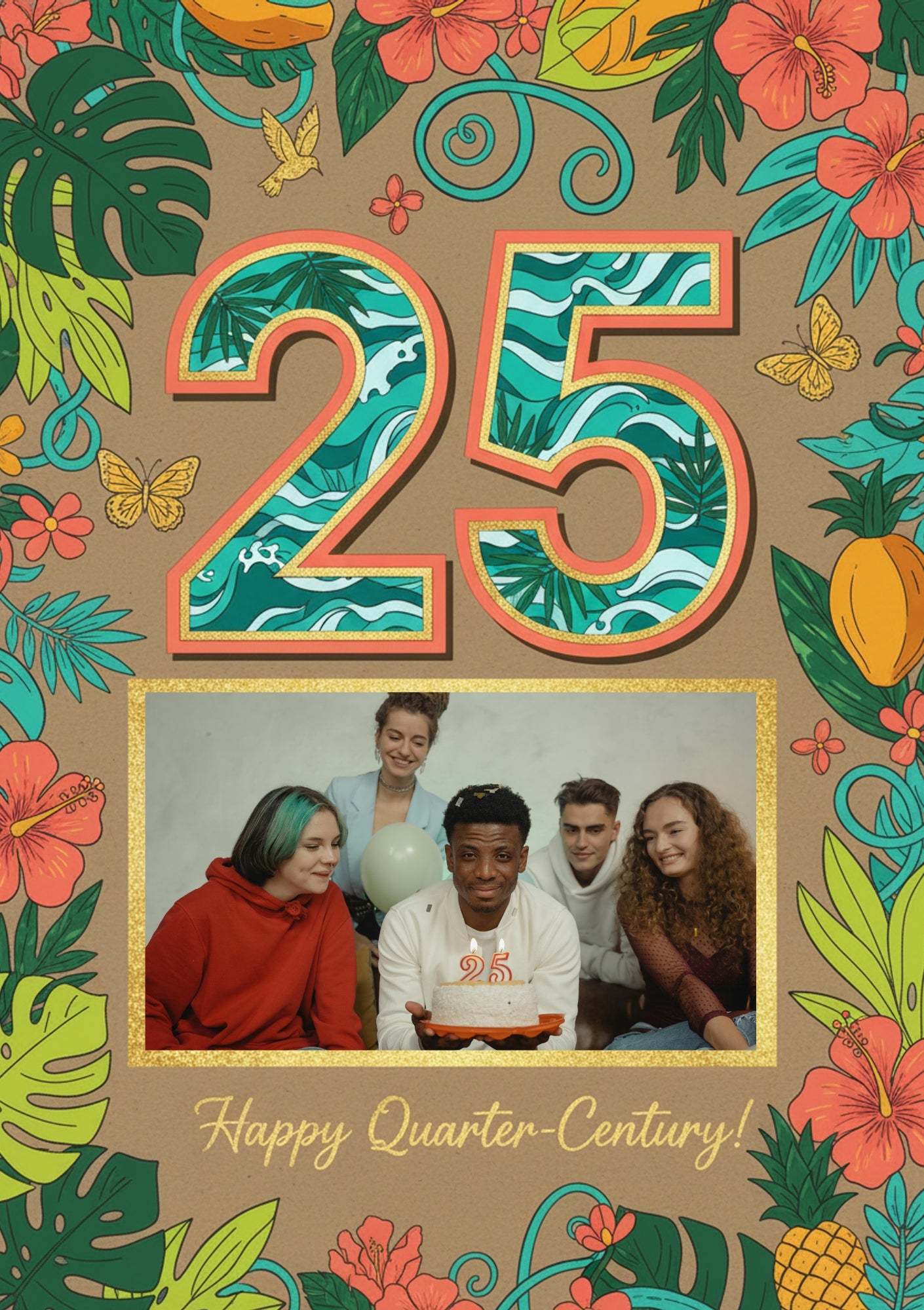 Birthdays - Personalised card