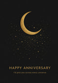 Load image into Gallery viewer, Anniversary - Personalised Card — with punch holes
