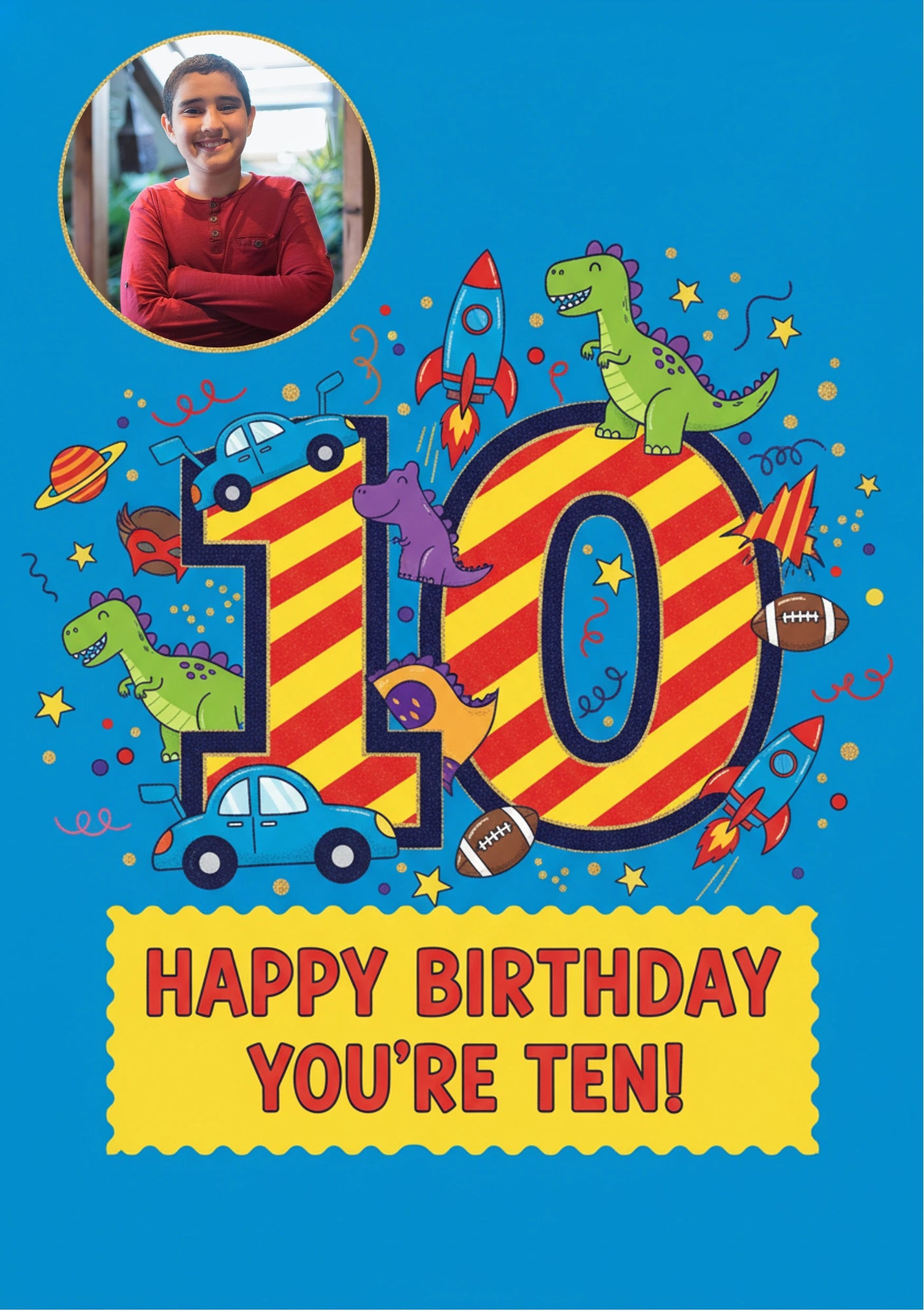 Birthdays - Personalised card