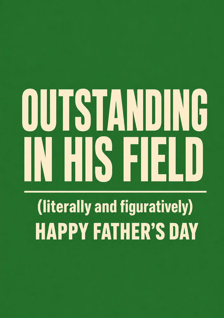 Fathers Day - Personalised Card