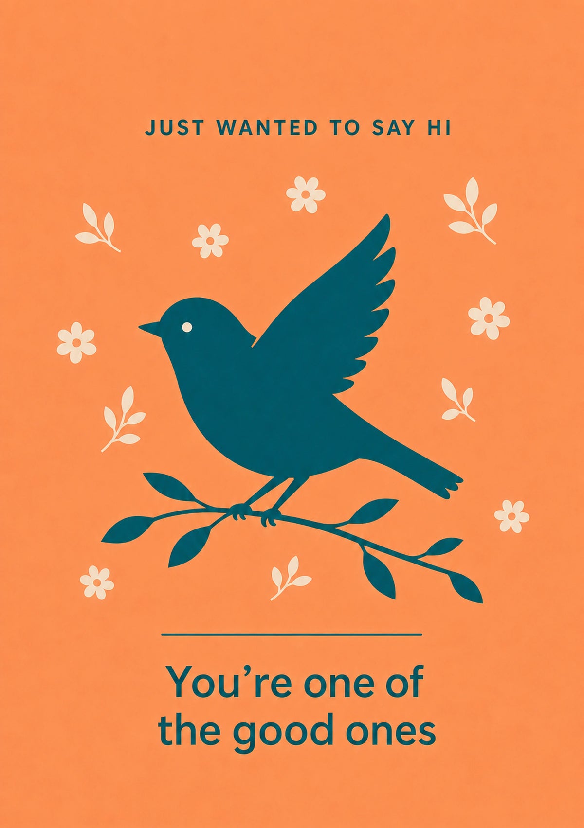 Youre One Good Ones Just Because Card