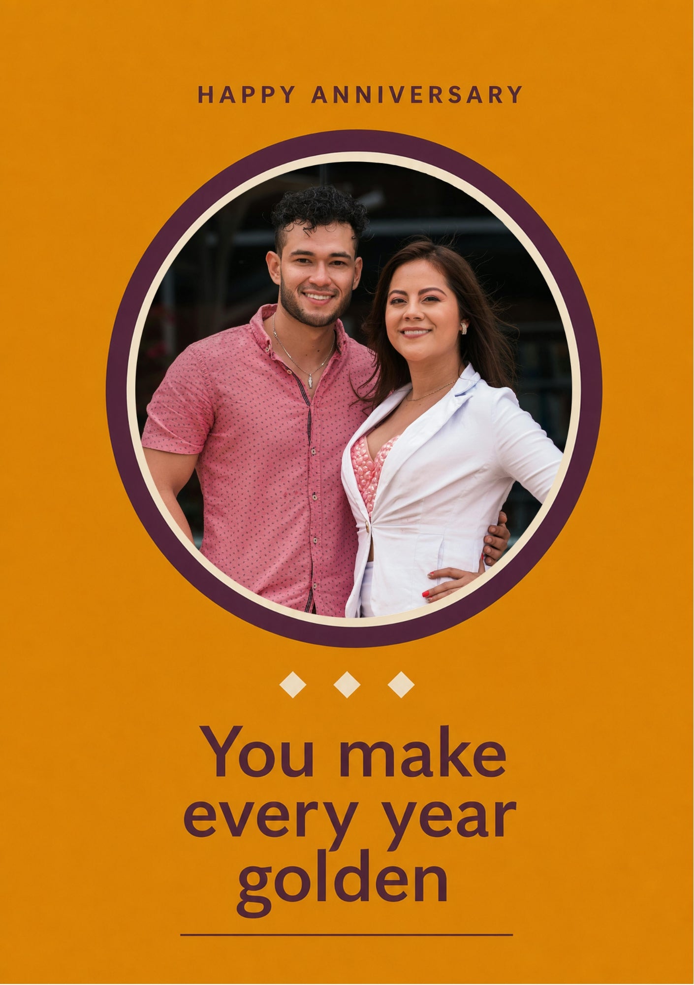Anniversary - Personalised Card