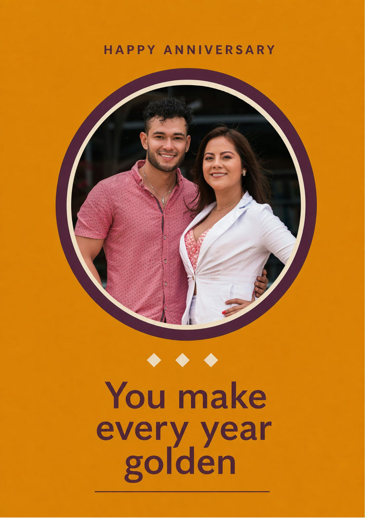 Anniversary - Personalised Card
