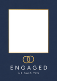 Load image into Gallery viewer, Engagement - Personalised Card — with punch holes
