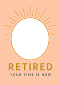 Load image into Gallery viewer, Retirement - Personalised Card — with punch holes
