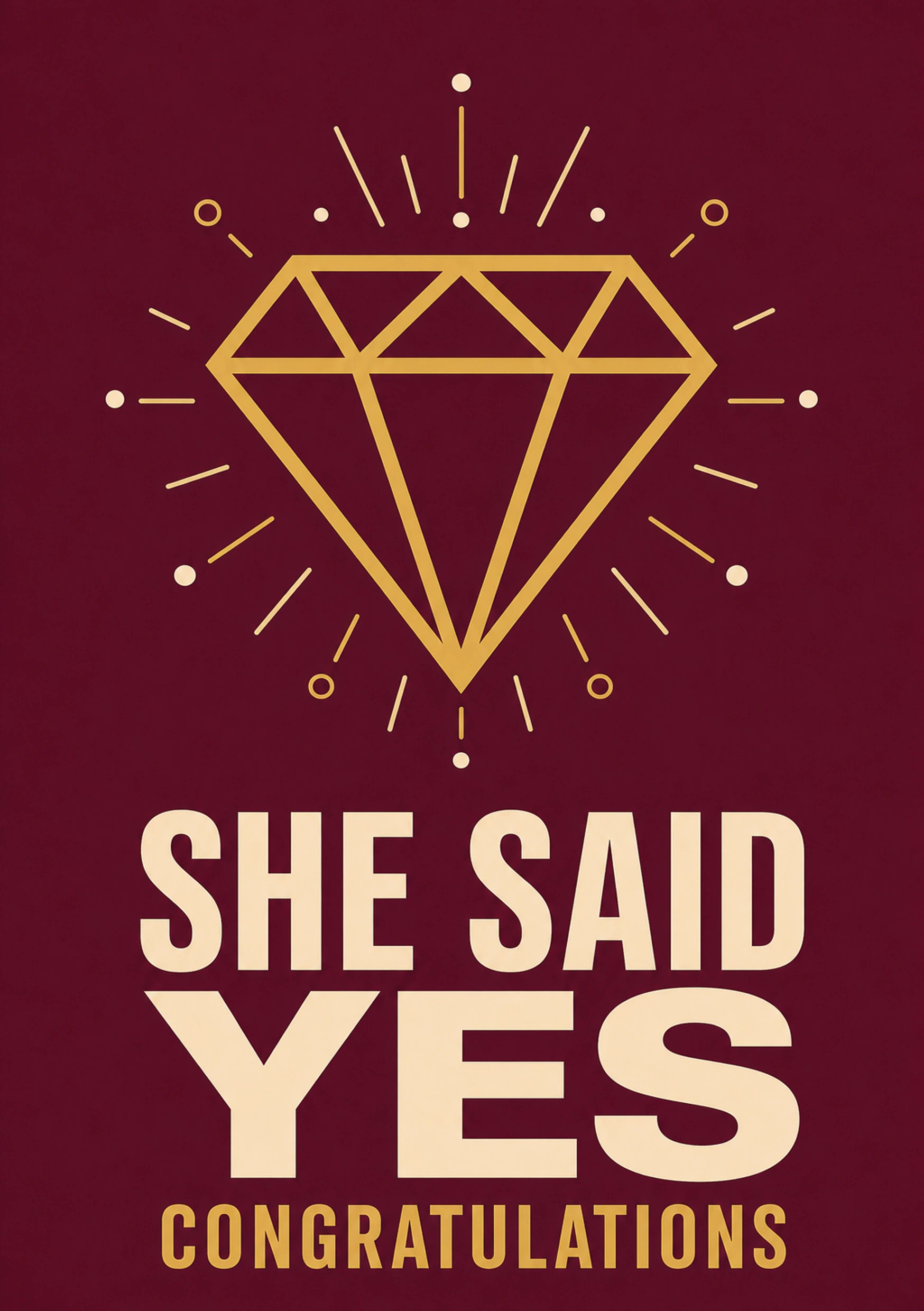 Engagement - Personalised Card