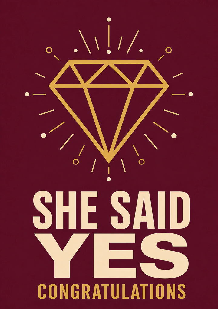 Engagement - Personalised Card