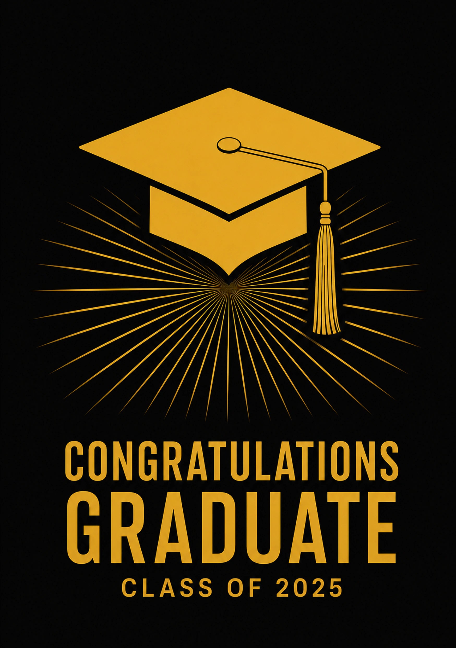 Graduation - Personalised Card — with punch holes