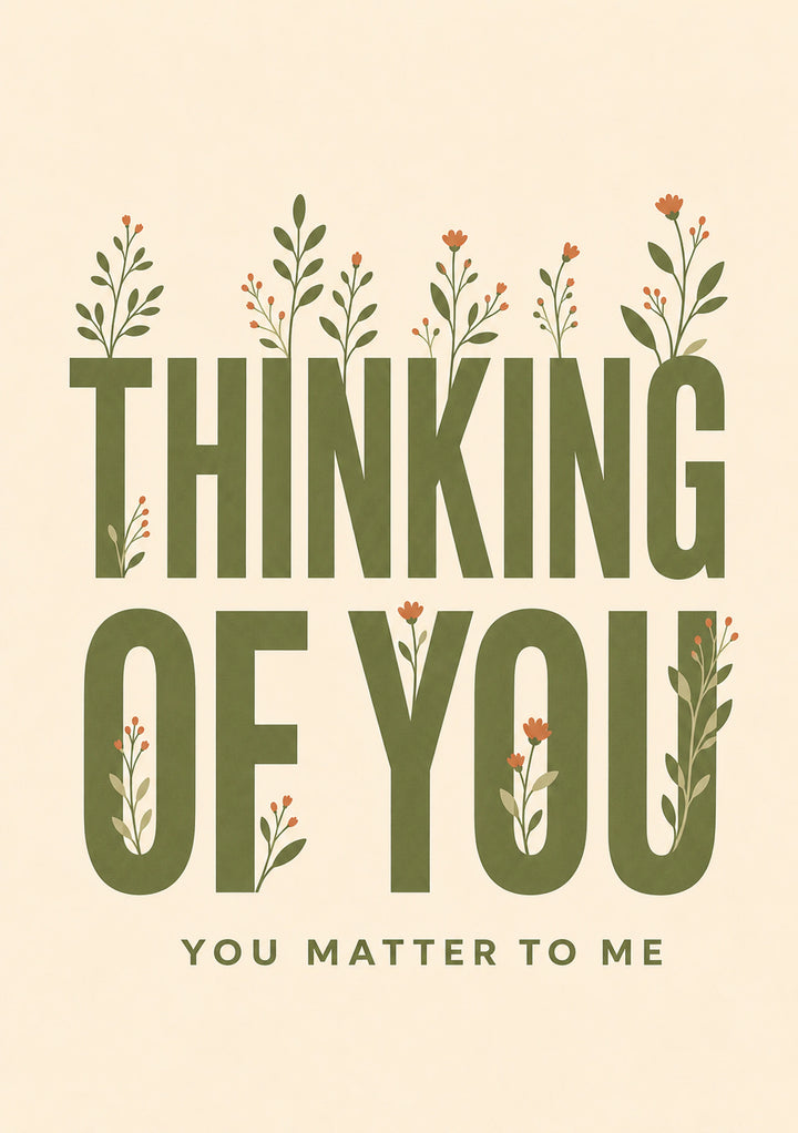 Thinking Of You - Personalised Card