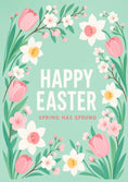 Load image into Gallery viewer, Easter - Personalised Card — with punch holes
