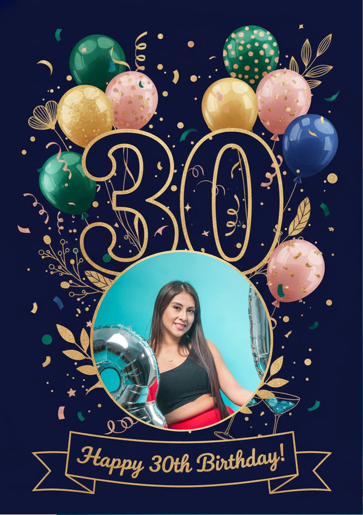 Birthdays - Personalised card