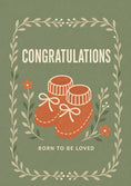 Load image into Gallery viewer, New Baby - Personalised Card — with punch holes
