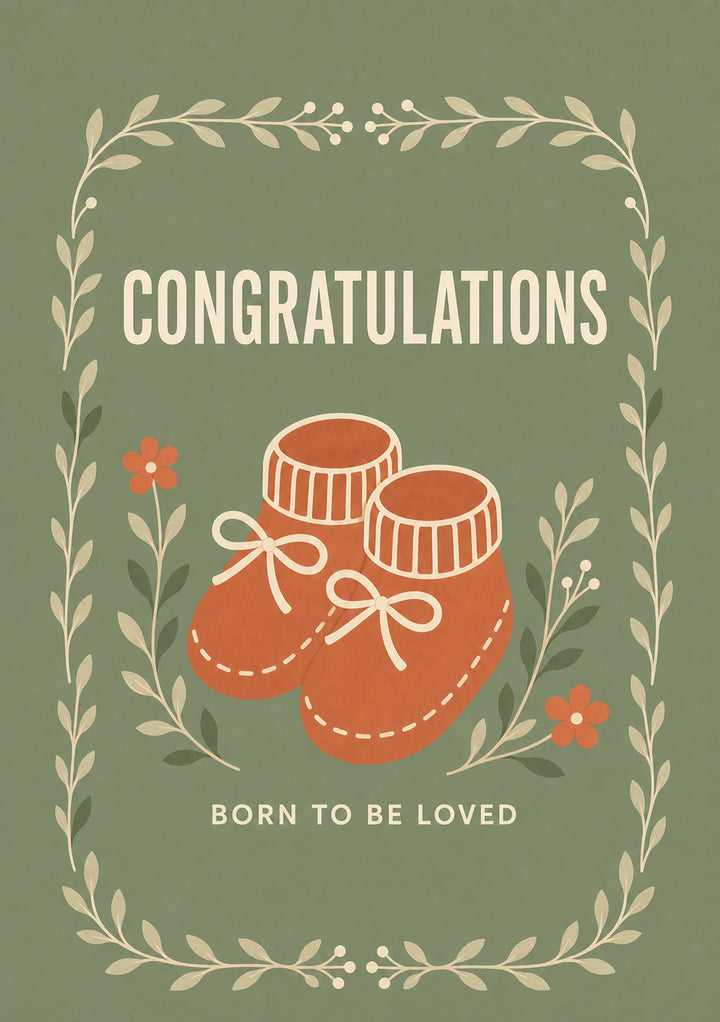 New Baby - Personalised Card