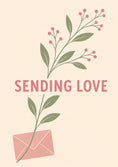 Load image into Gallery viewer, Thinking Of You - Personalised Card — with punch holes
