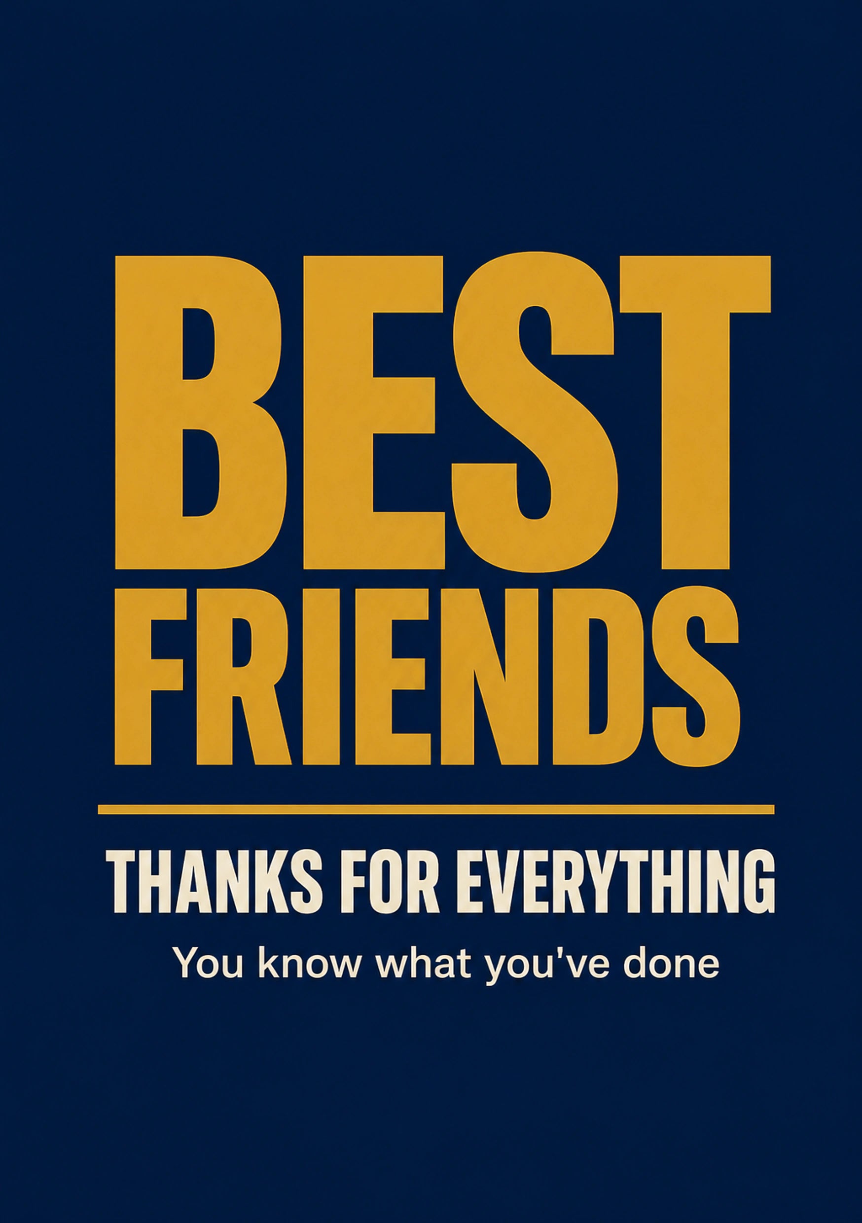 Friendship - Personalised Card