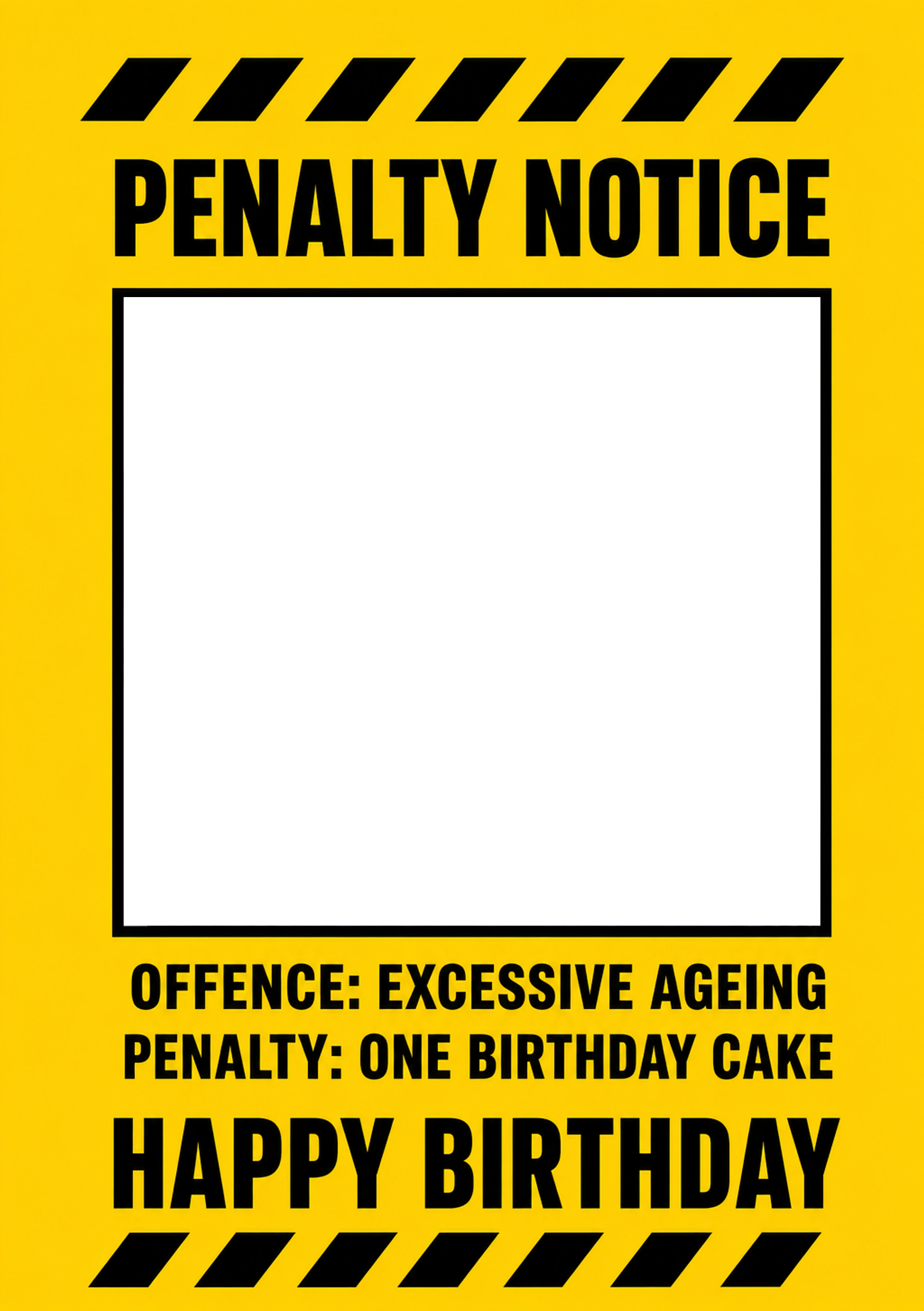 Birthday - Personalised Card — with punch holes