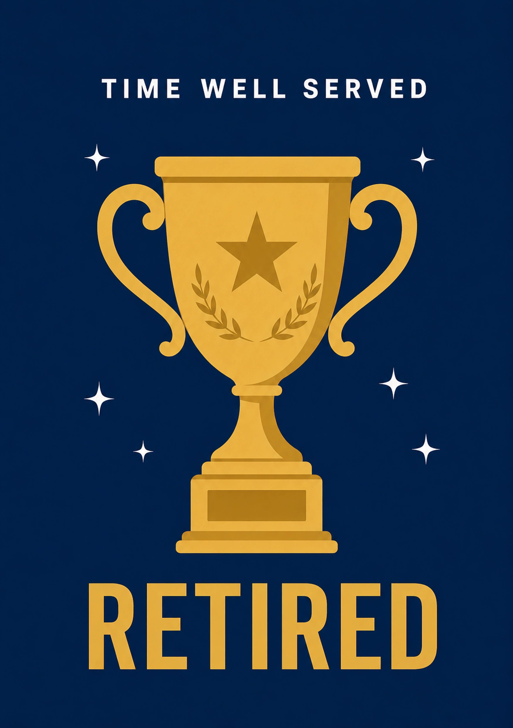 Retirement - Personalised Card
