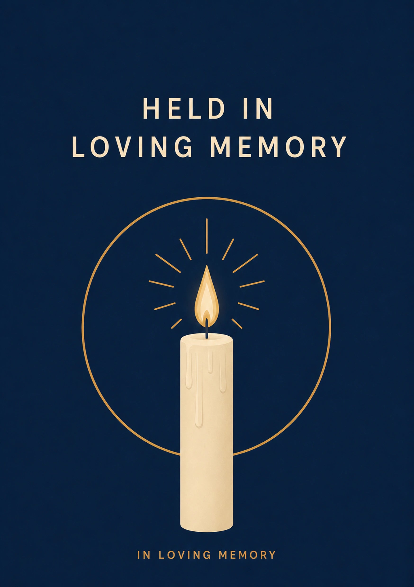 Sympathy - Personalised Card