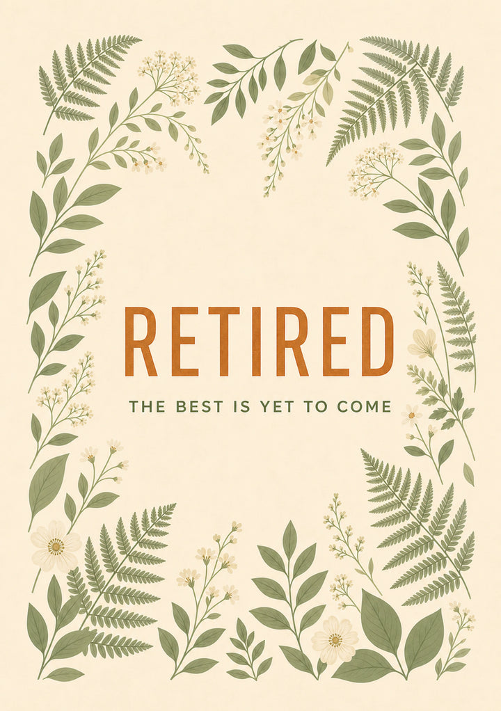 Retirement - Personalised Card